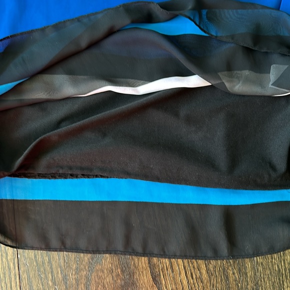 Cache long strapless with side zipper size 6 - lined with overlay - Picture 6 of 7